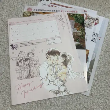 명탐정 코난 혼인 신고서 사토 형사 & 타카기 형사