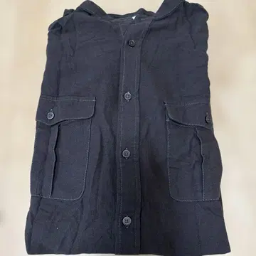 니코앤드 [새상품급] 면린넨 밴딩 롱 셔츠