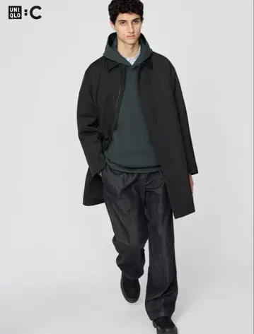 UNIQLO C 턱 스트레이트 데님 팬츠 82