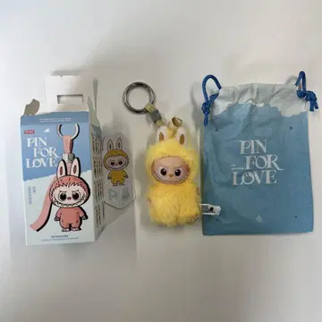 [ P ] LABUBU 러브 PIN FOR LOVE 봉제 인형 펜던트