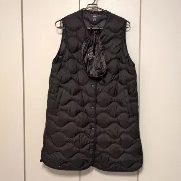 UNIQLO 울트라 라이트 다운 다운 베스트 XL 블랙