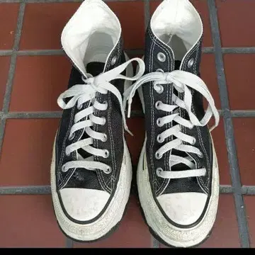 컨버스 하이컷 25.5 통굽