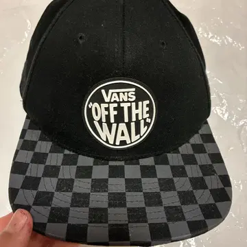 VANS 야구 모자 체크 무늬