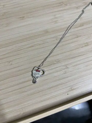 키티 목걸이 스와로브스키