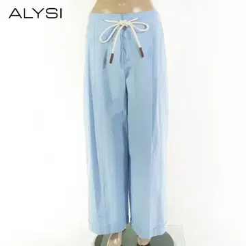 하자품 새상품 ALYSI 와이드 팬츠 42 EPT1065 L 사이즈