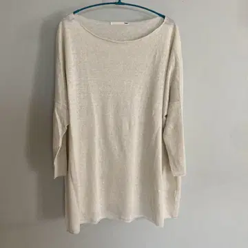린넨 아이보리 긴팔 상의