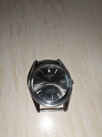 Seiko champion calendar 자동 시계 블랙 다이얼