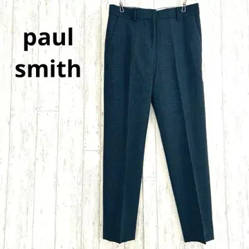 폴스미스 paul smith 체크 무늬 슬랙스 팬츠 울