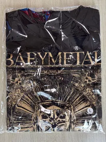 BABYMETAL T셔츠 L 사이즈 블랙