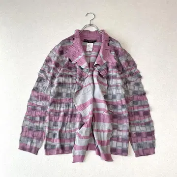 M&KYOKO 일본제 사토 섬유 니트 가디건 겉옷