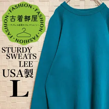 [ 80s ] STURDYSWEATS LEE 래글런 슬리브 블랭크 맨투맨