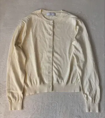 미사용 FROSTYCOTTON 크루넥 가디건