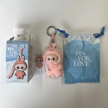 [ U ] LABUBU 러브브 PIN FOR LOVE 봉제 인형 펜던트