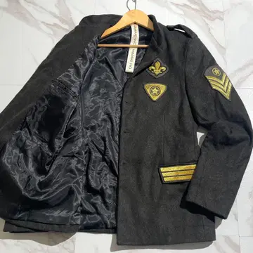 레어 HAMAKI-HO 울 블루종 자켓 와펜 남성용