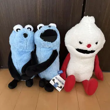 퍼펫 스 포옹 봉제 인형 논논 앉은 BIG 봉제 인형 세트