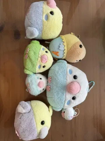 새 캐릭터 봉제 인형 세트 코토리타이 등