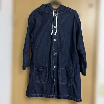 Samansa Mos2 후드 부착 다크 데님 자켓 사이즈 F