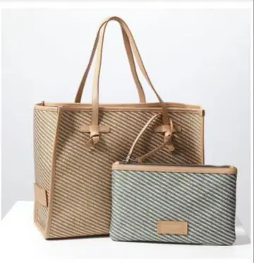 GIANNI CHIARINI 바스켓백 베이지