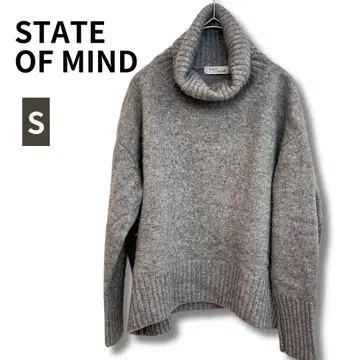 새상품급 STATE OF MIND 터틀 니트 여성용 그레이 S