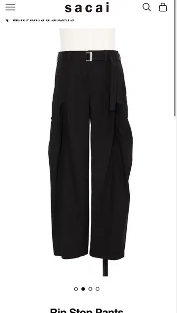 [ sacai ] 25AW Rip Stop Pants