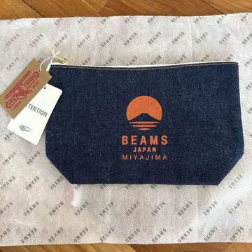 BEAMS MIYAJIMA 미야지마 한정판 데님 파우치