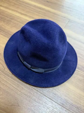 햇 네이비 토끼털 펠트 햇 57cm