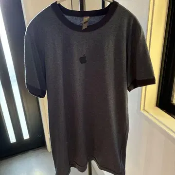 택 포함 미사용 새상품 데드스탁 Apple 기업 상품 링거 T셔츠 M
