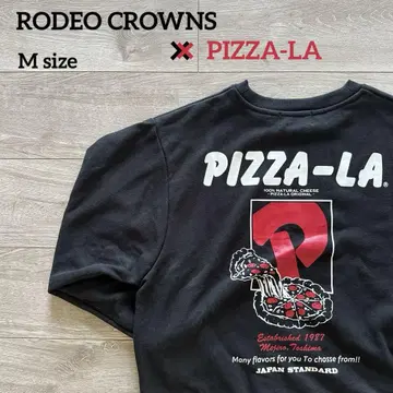 RODEO CROWNS PIZZA-LA 피자 맨투맨 트레이닝복 M