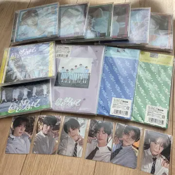 TWS 첫인사 CD 전 형태 weverse 혜택 트레이딩 카드 컴프 세트