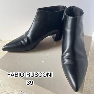 FABIO RUSCONI 블랙 부츠 39