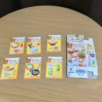리멘트 리락쿠마 느긋한 쿠킹 카드 6장 상자 1개만