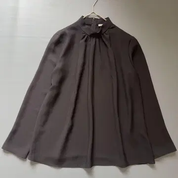 띠어리 럭스 워셔블 풀오버 블라우스 스탠드 카라 블라우스