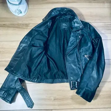 천연 가죽 ZARA 가죽 자켓 라이더 블랙 XS 양가죽