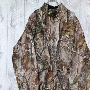 레어 리얼 트리 패딩 자켓 블루종 자수 루즈핏 빈티지