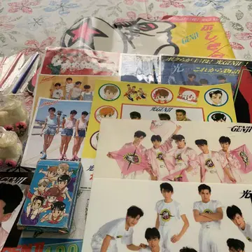 1980년대 아이돌 빛GENJI 굿즈 세트