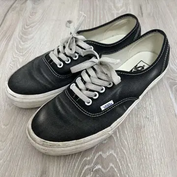 VANS authentic WASHED BLACK 얼룩 가공