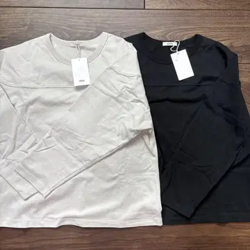 COTTON FOOTBALL L/S TEE shiun 2장 세트