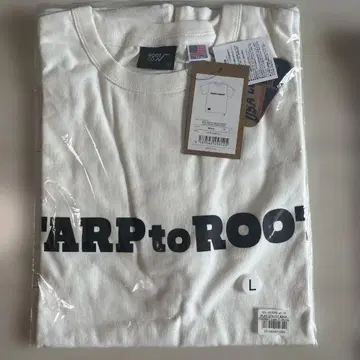 TARPtoROOT 화이트 T셔츠 L 사이즈