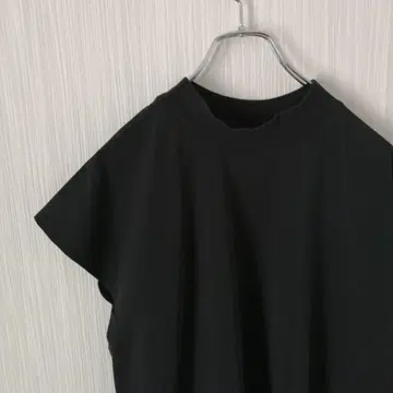 글로벌 워크 슬리브리스 T셔츠 하이넥 여성용