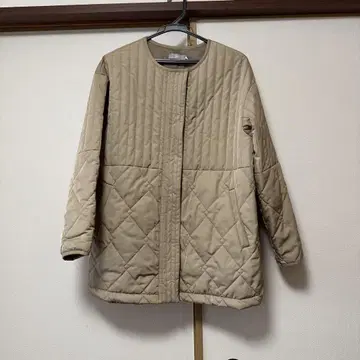 N+ 퀼팅 자켓 M 베이지