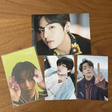 BTS 태태 V 사진 4장 세트