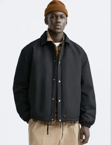 택 포함 미사용 새상품 ZARA 블랙 점퍼 S 사이즈