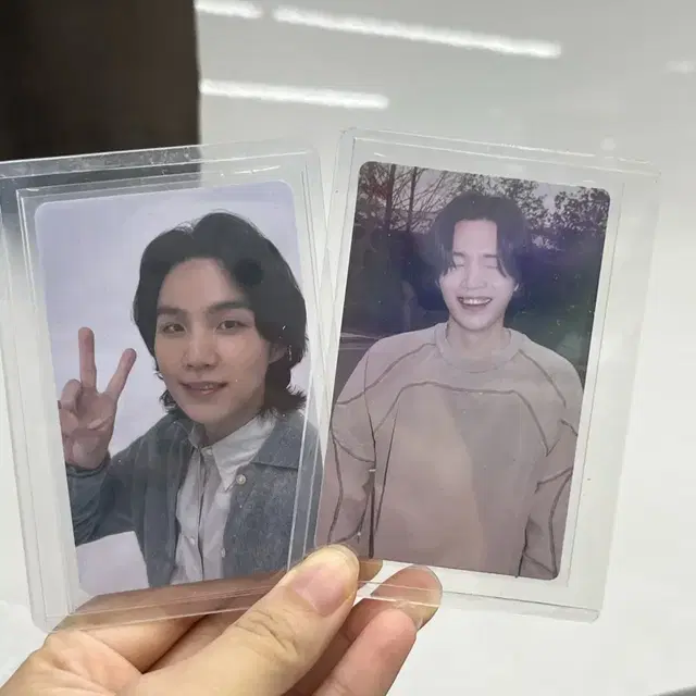 방탄 슈가 윤기 아미 라운지 디데이 특전 포카 양도