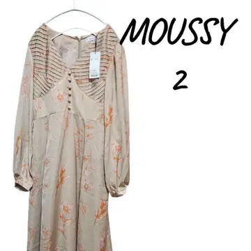 [ 새상품 ] MOUSSY 플라워 프린트 롱 원피스 M 사이즈 정가 이하