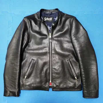 [ 최종 가격 인하 ] [ Schott ] TK. 콜라보 블랙 가죽 자켓