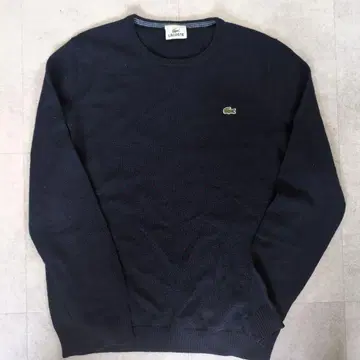 LACOSTE 네이비 크루넥 스웨터 사이즈 3