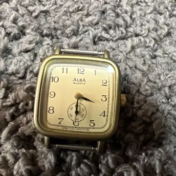 F035 SEIKO ALBA 알바 V252-5020 스퀘어형 손목시계