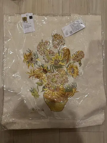 도쿄도 미술관 고흐전 고흐 자수 토트백 자수백