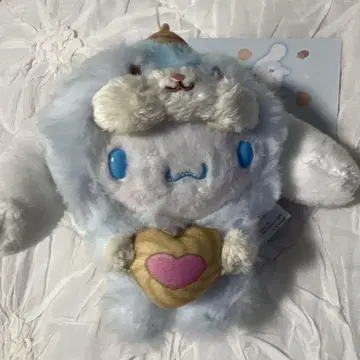 산리오 시나모롤 마스코트 홀더 (다람쥐 복슬복슬)