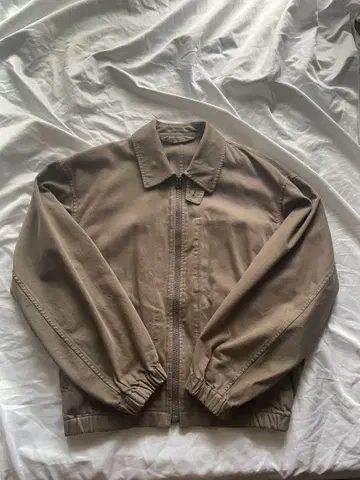 UNIQLO U 2024ss 짧은 기장 집업 블루종